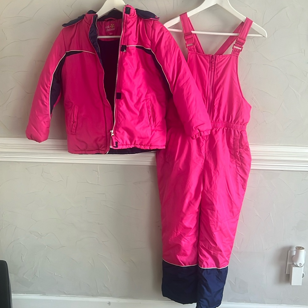 Pink Platinum Kids Matching Set - Pink and Navy